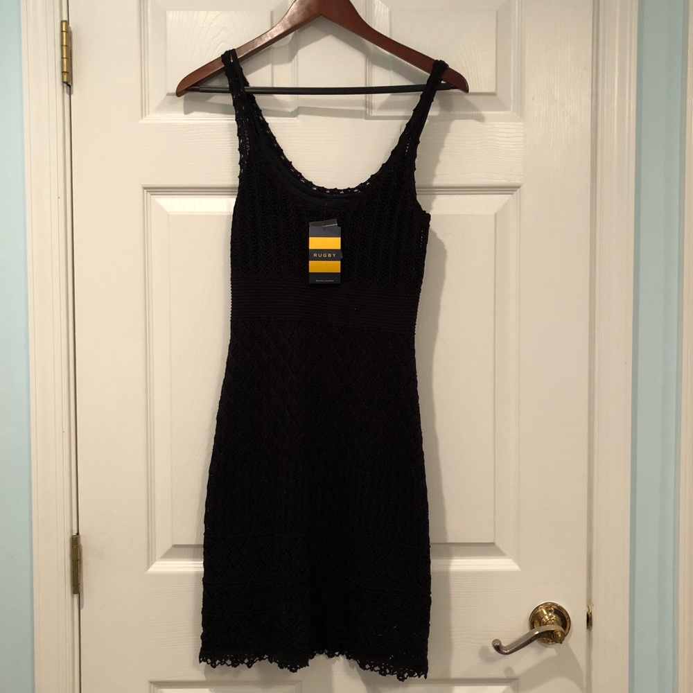 Ralph Lauren RUGBY Crochet Knit Dress